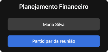Demonstração de Reunião