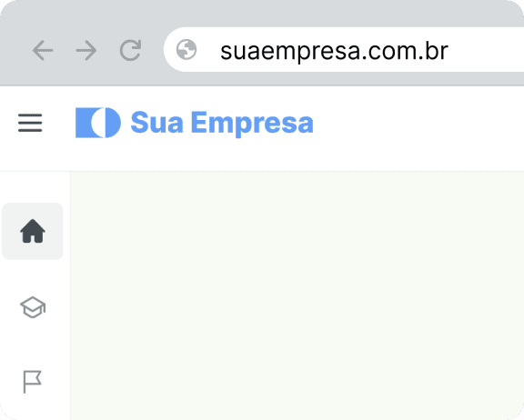 Demonstração de domínio web personalizado